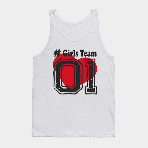 Girls Team Friendship best Friends Girls Tank Top by shirtontour